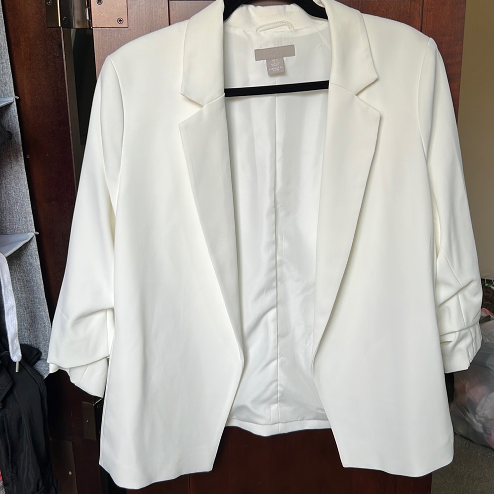 White blazer